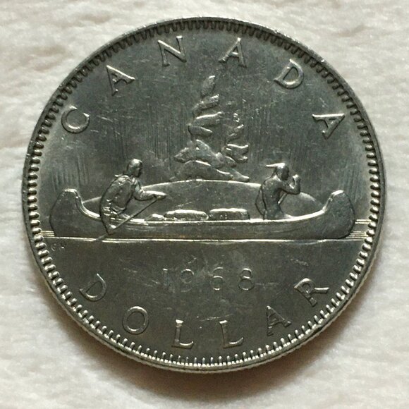 1968 RCM Voyageur Canadian Nickel Dollar - Picture 3 of 5